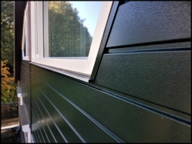Strak afgewerkte keralit gevel in Vianen